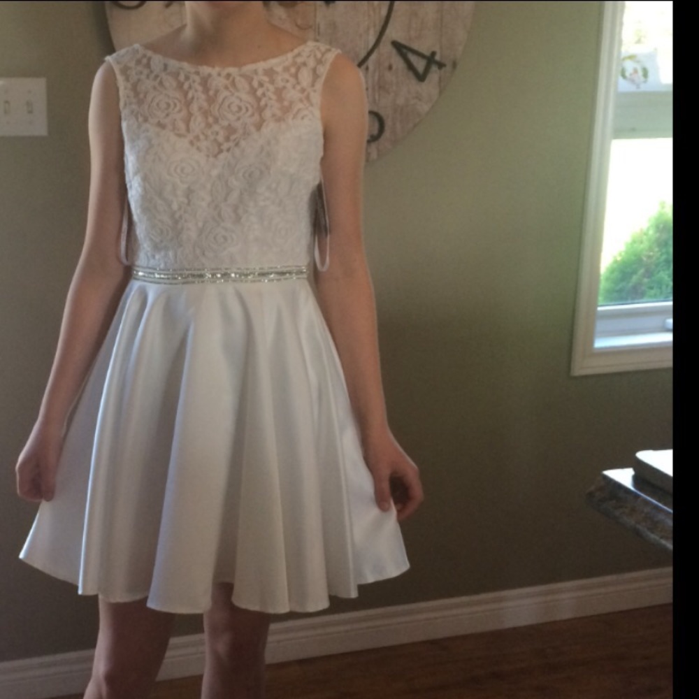 White dress